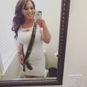 Guess White Lace Dress